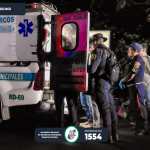 Fallece motorista en accidente de tránsito. Foto: La Hora /Asociación Nacional de Bomberos Municipales Departamentales.
