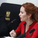 Alejandra Carrillo, exdirectora del Instituto de la Víctima fue destituida por Bernardo Arévalo. (Foto: archivo/La Hora)