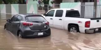 La tormenta tropical "Alberto" genera inundaciones en varias partes de la costa sur de México. Foto: captura de pantalla