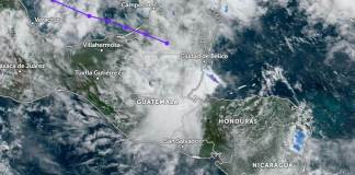 Imagen satelital de este domingo 23 de junio que muestra presencia de nubosidad en el territorio nacional. (Foto: Zoom Earth)