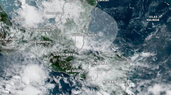 La imagen satelital muestra nubosidad sobre el territorio nacional. (Foto: Zoom Earth)