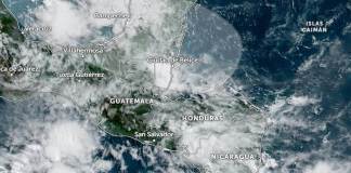 La imagen satelital muestra nubosidad sobre el territorio nacional. (Foto: Zoom Earth)
