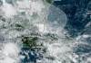 La imagen satelital muestra nubosidad sobre el territorio nacional. (Foto: Zoom Earth)