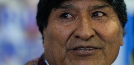 Evo Morales, expresidente y actual líder del partido oficialista MAS