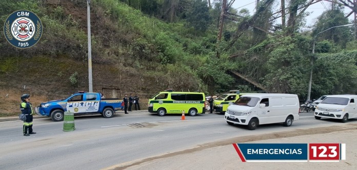 Localizan una persona fallecida abajo del Puente Belice. Foto: Bomberos Municipales