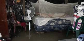 De acuerdo con los reportes, 79 viviendas quedaron inundadas en Petén, a causa de la intensa lluvia. Foto: Conred