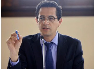 "Secretario General de la Presidencia, Juan Gerardo Guerrero" Foto: X Guerrero / La Hora.