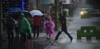 Lluvias en la Ciudad de Guatemala. Foto: Fabricio Alonzo.