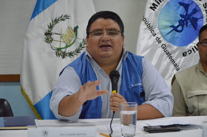 Adrián Chávez, jefe de la Dirección Departamental de Redes Integradas de Servicios de Salud (DRRISS) del área Noroccidente del Departamento de Guatemala. Foto: Ministerio de Salud