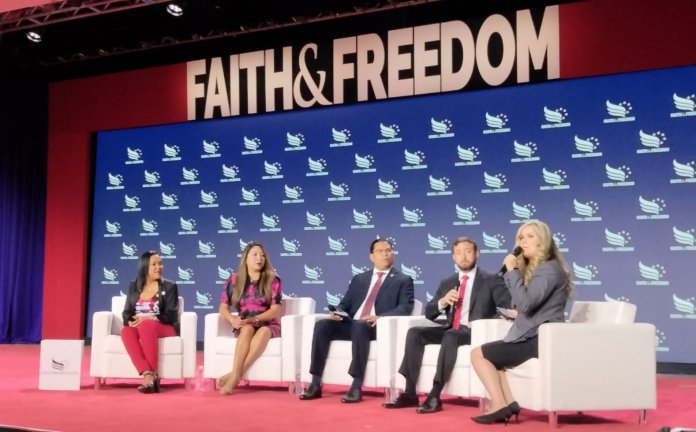 El foro de Faith&Freedom en Estados Unidos se celebró este 22 de junio. Foto: MP / La Hora.