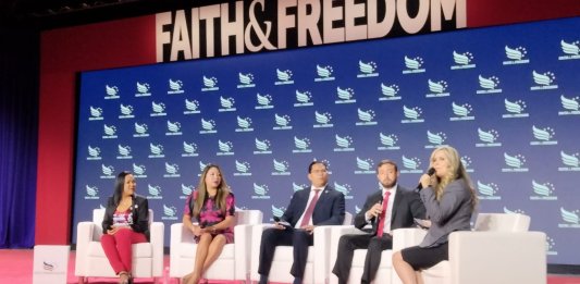 El foro de Faith&Freedom en Estados Unidos se celebró este 22 de junio. Foto: MP / La Hora.