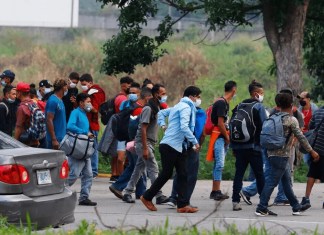 Guatemala es un país de origen de la migración, pero también de tránsito. "Foto: La Hora / AP.