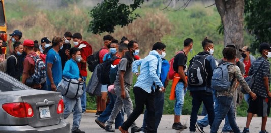 Guatemala es un país de origen de la migración, pero también de tránsito. "Foto: La Hora / AP.