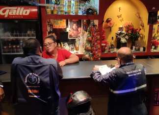 "Por incumplir medidas sanitarias, MSPAS cerró temporalmente el comercio Shai Wa, ubicado en la zona 1 capitalina" Foto: MSPAS / La Hora.