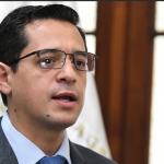 El Secretario General de Presidencia, Juan Guerrero fue citado a la Unidad de Desjudicialización del MP para ratificar la denuncia contra Jorge Mondal. Foto: AGN/La Hora.