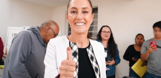 Claudia Sheinbaum es la ganadora de las elecciones de México 2024 . Foto La Hora / Red social X @Claudiashein