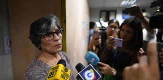 La abogada Claudia González, exmandataria de la Comisión Internacional contra la Impunidad en Guatemala (CICIG) enfrenta proceso penal por supuestamente haber cometido el delito de abuso de autoridad. Foto: Fabricio Alonzo/La Hora