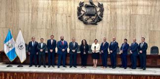 Doce magistrados designados por los magistrados de Cortes de Apelación para conformar Comisión de Postulación para elegir candidatos a CSJ. Foto: Daniel Ramírez