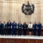Los magistrados eligieron a sus representantes ante la Comisión de postulación para elegir magistrados de la CSJ. (Foto: Daniel Ramírez/La Hora)