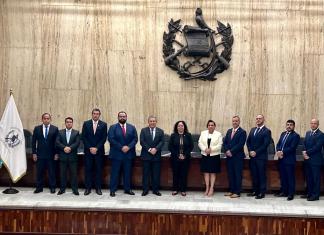 Los magistrados eligieron a sus representantes ante la Comisión de postulación para elegir magistrados de la CSJ. (Foto: Daniel Ramírez/La Hora)