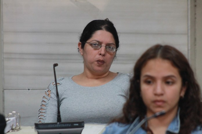Jennifer Méndez Barrios acusada por MP de supuestamente secuestrar a su abuelo. Foto: José Orozco
