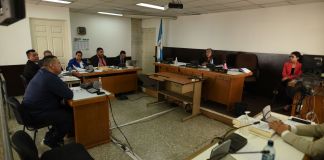Tribunal Noveno de Sentencia Penal escucha declaración de Soto Osorio. Foto. Fabricio Alonzo