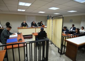 Tribunal Séptimo de Sentencia Penal escuchan a testigo dentro del caso. Foto: Fabricio Alonzo