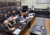 Tribunal de Mayor Riesgo B y acusados escuchan el audio del anticipo de prueba de Juan Carlos Monzón. Foto: José Orozco
