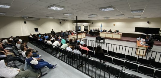 Tribunal de Mayor Riesgo C inicia juicio contra 99 personas vinculadas al Barrio 18. Foto: José Orozco.