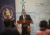 Bernardo Arévalo, presidente de Guatemala, anuncia nuevas medidas para mitigar el costo de la vida. Foto: Fabricio Alonzo/La Hora