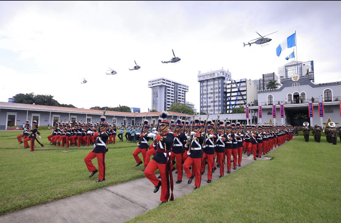 Foto Gobierno de GuatemalaEl Ejército de Guatemala realizó su desfile este 30 de junio. 