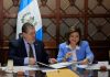 Bernardo Arévalo, presidente, y Karin Herrera, vicepresidenta. Foto: Gobierno de Guatemala