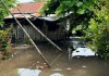 "El 17 de junio se registro el desbordamiento del río María Linda en la Aldea Wiscoyol, Iztapa, Escuintla. ", Foto: Conred / La Hora