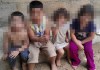 "Cuatro hermanos de 2, 3, 6 y 7 años fueron rescatados en San Pedro Ayampuc" Foto: PGN / La Hora