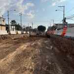 La deficiente supervisión de obras redunda en que los proyectos se queden a medias. Trabajos en la construcción del paso a desnivel en la Avenida Petapa y 52 calle. Foto: SNIP.