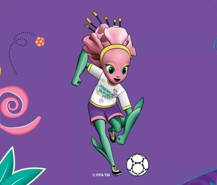 Captura de pantalla tomada de la página oficial de la FIFA de 'Taní', la mascota oficial del Mundial Femenino sub-17 que se disputará en República Dominicana. EFE/