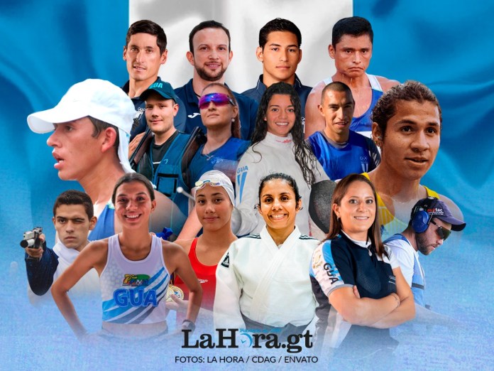 Atletas guatemaltecos en París 2024 - Foto LaHora -CDAG- ENVATO