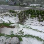 "Caída de granizo afecta viviendas y cultivos en San Marcos", Foto: Conred / La Hora.