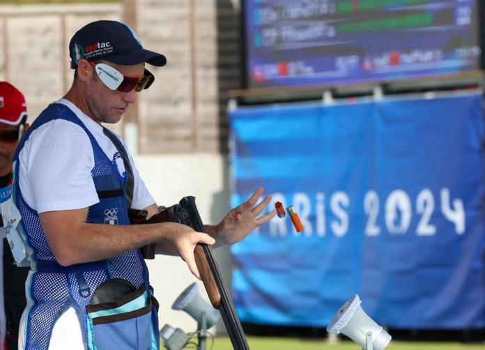 Jean Pierre Brol durante ronda de clasificación en los Juegos Olímpicos de París 2024.Foto: Comité Olímpico Guatemalteco.