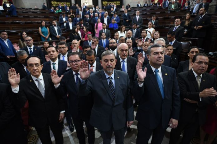 Juramentación de la Comisión Postuladora para la Corte Suprema de Justicia (CSJ) Foto Fabricio Alonzo