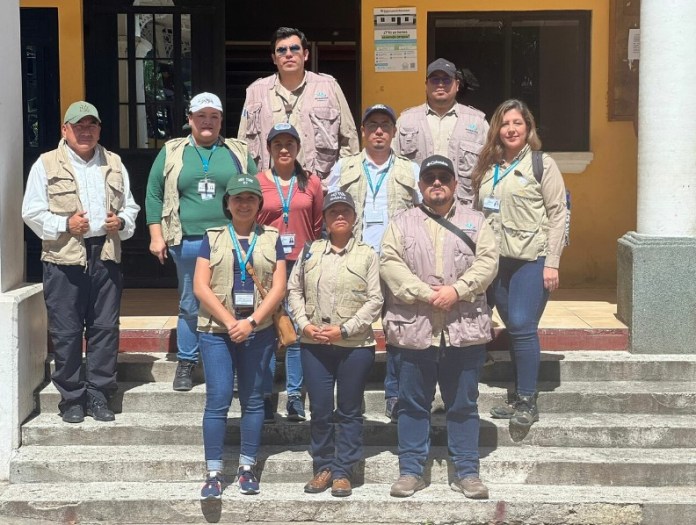 "Equipo del IGM designado para atender a las personas desplazadas desde México."Foto: IGM / La Hora