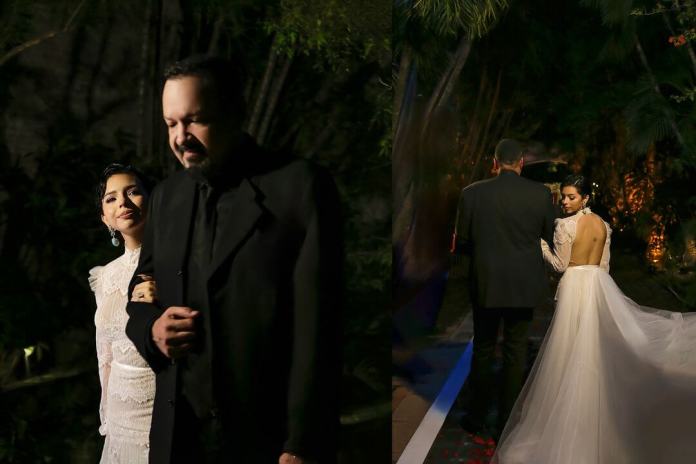 Pepe Aguilar en boda de su hija Ángela Aguilar y Nodal. Foto: Instagram de Pepe Aguilar.