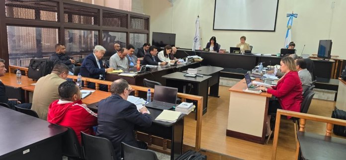 Tribunal de Mayor Riesgo B continúa con la escucha de declaraciones dentro del juicio por el caso TCQ. Foto: Sergio Osegueda