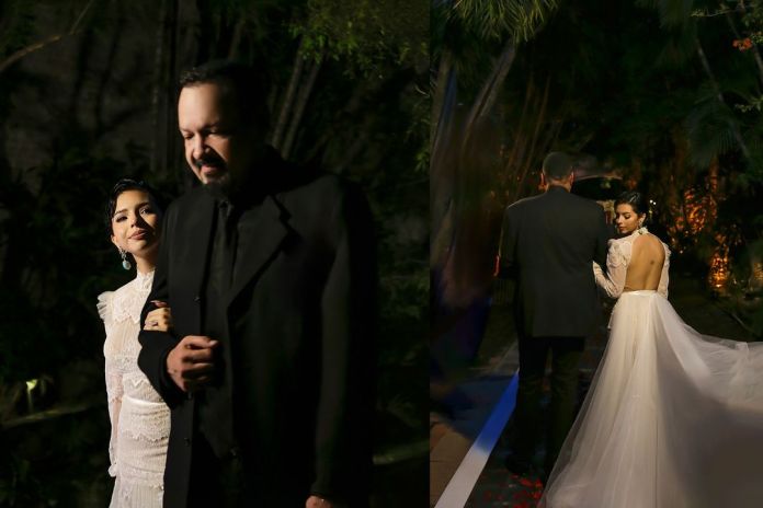 Boda entre Christian Nodal y Ángela Aguilar, publicada por Pepe Aguilar. Foto: Instagram Pepe Aguilar