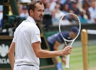 El tenista ruso Daniil Medvedev en su reciente participación en el torneo de Wimbledon. EFE/EPA/Adam Vaughan
