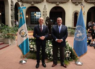 "Alto Comisionado de las Naciones Unidas para los Derechos Humanos, Volker Türk, realiza visita oficial a Guatemala.", Foto: Minex / La Hora.