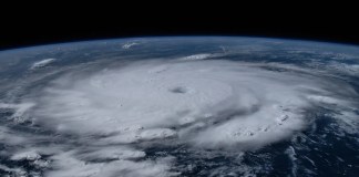 Vista del huracán Beryl desde el espacio. Foto La Hora / International Space Station