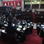 Varios jefes de bloque se pronuncian por la presentación del gobierno de Bernardo Arévalo respecto a la intención de instalar un estado de Calamidad. Foto: La Hora