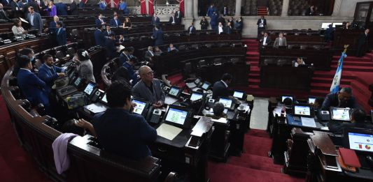 Varios jefes de bloque se pronuncian por la presentación del gobierno de Bernardo Arévalo respecto a la intención de instalar un estado de Calamidad. Foto: La Hora