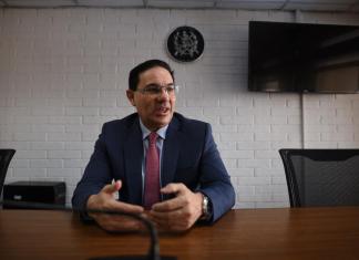 Juez Marco Antonio Villeda desde este martes forma parte del Tribunal Octavo de Sentencia Penal. Foto: Fabricio Alonzo